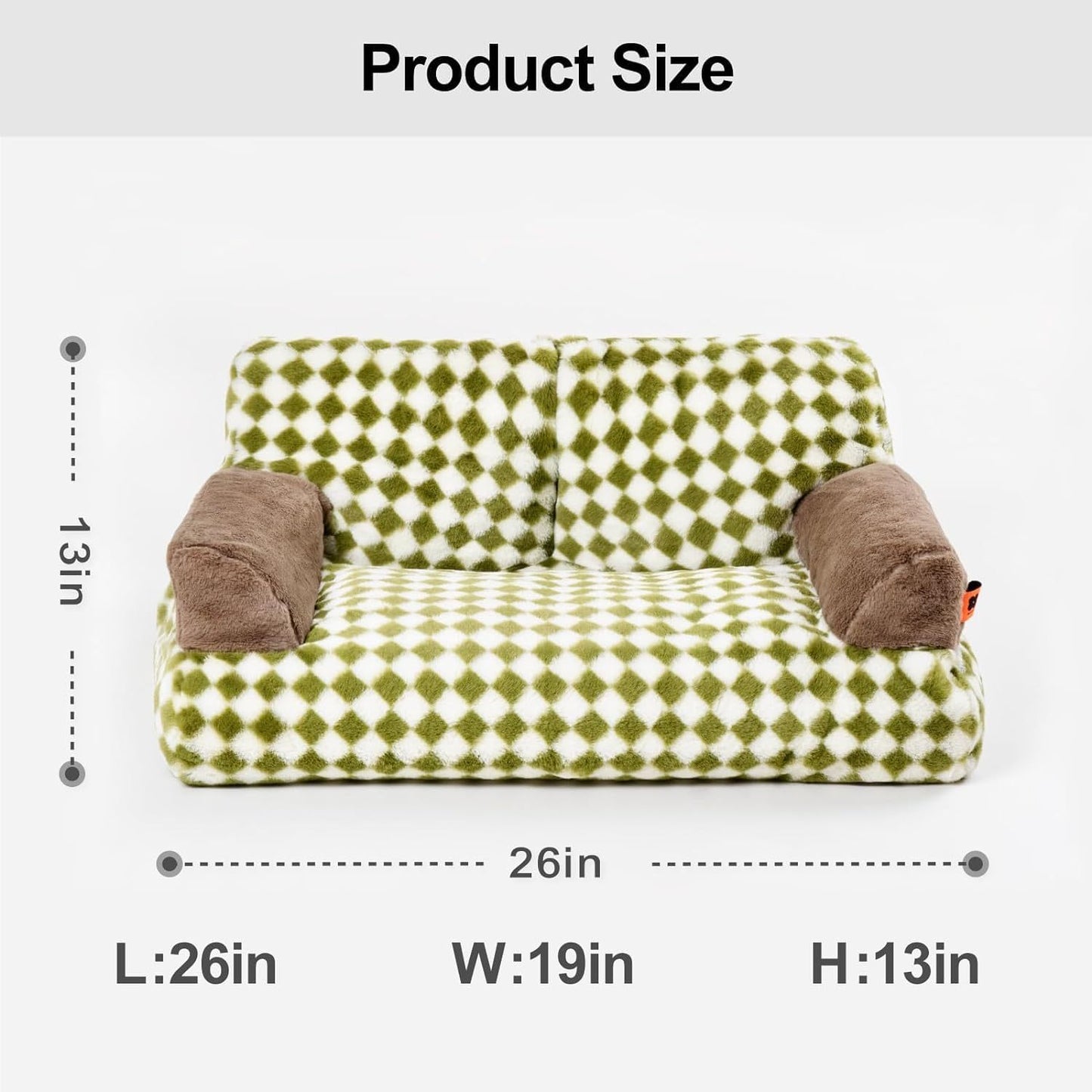 Fluffy Cat Couch Washable Pet Couch Bed For Cats And Small Dogs Up To Non-Slip Dog Beds