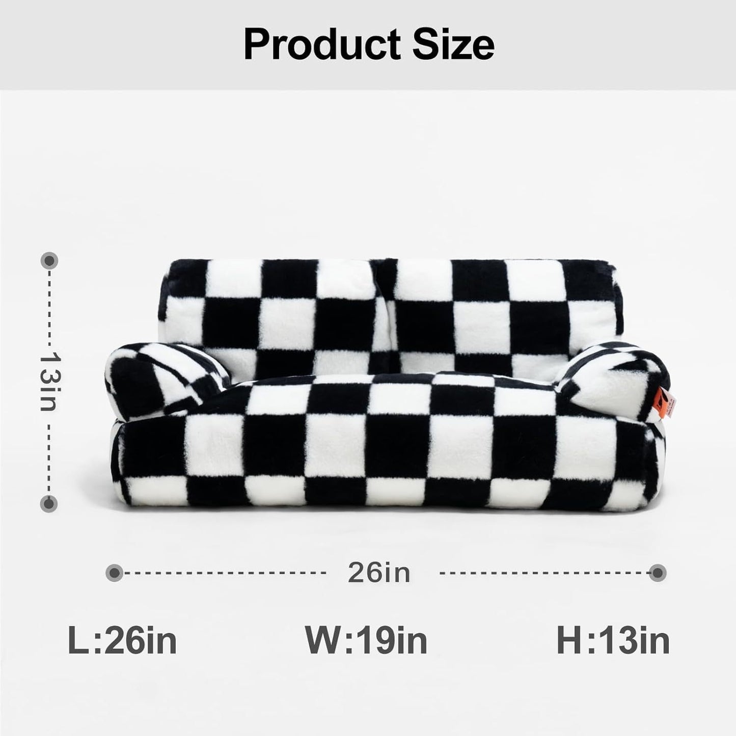 Fluffy Cat Couch Washable Pet Couch Bed For Cats And Small Dogs Up To Non-Slip Dog Beds