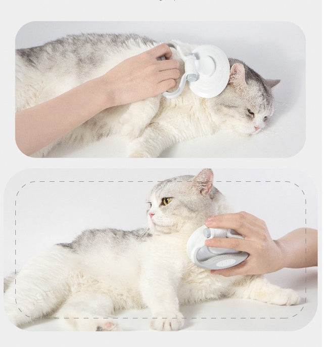 Self-cleaning wire brush